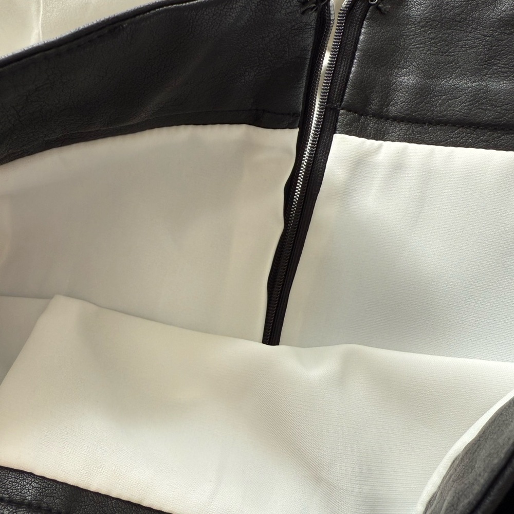 🛍️Elegant Black and White Layered Skirt - Picture 5 of 13